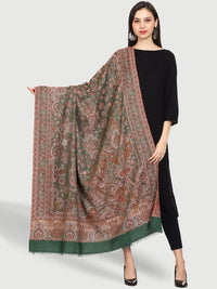 Thumbnail for ethnic-motifs-woven-design-wool-jamawar-shawl