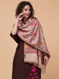 Thumbnail for Paisley Woven-Design Shawl