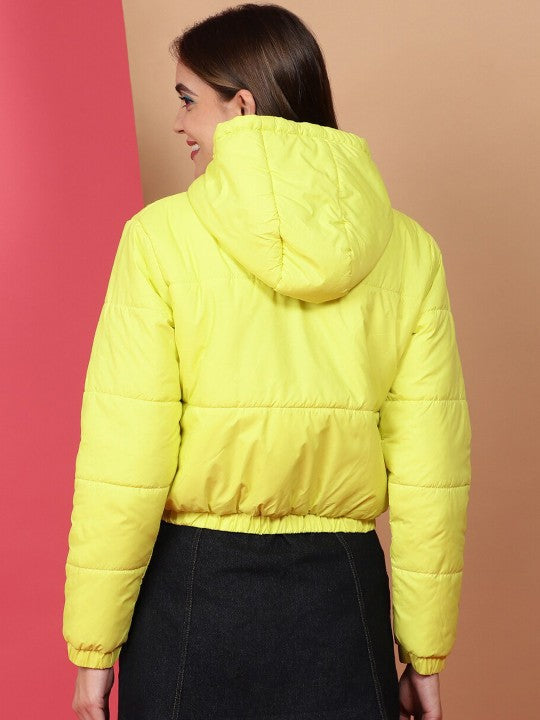 Hooded Crop Padded Jacket
