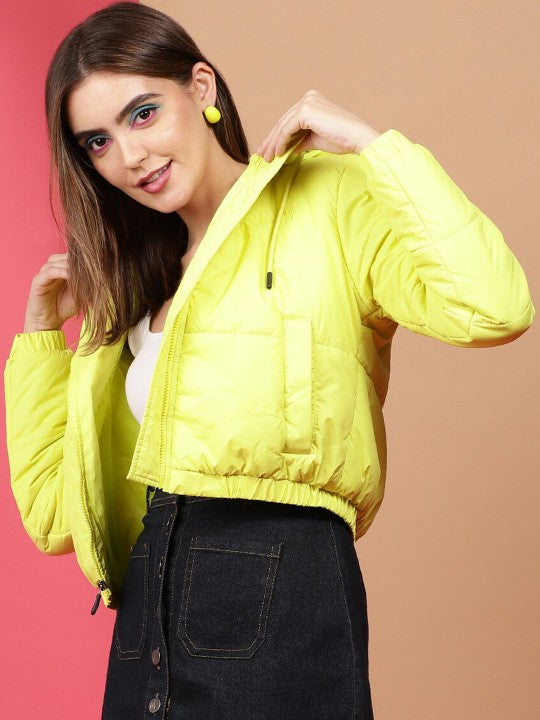 Hooded Crop Padded Jacket