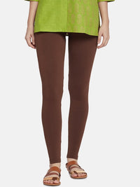 Thumbnail for Women Black Solid Ankle Length Leggings