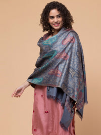 Thumbnail for paisley-woven-design-shawl