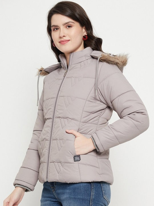Hooded Insulator Anti Odour Faux Fur Trim Puffer Jacket
