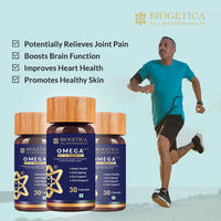 Thumbnail for Biogetica Omega+++ Silk Oil Vege Softgel Capsules