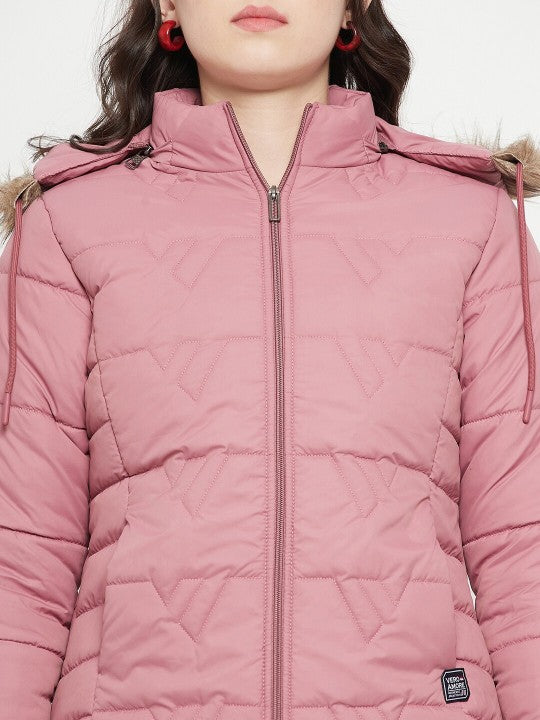 Hooded Insulator Anti Odour Faux Fur Trim Puffer Jacket