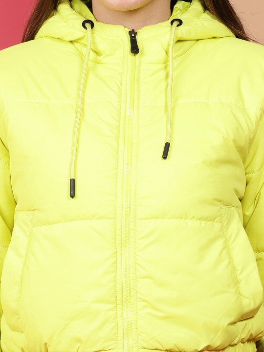 Hooded Crop Padded Jacket