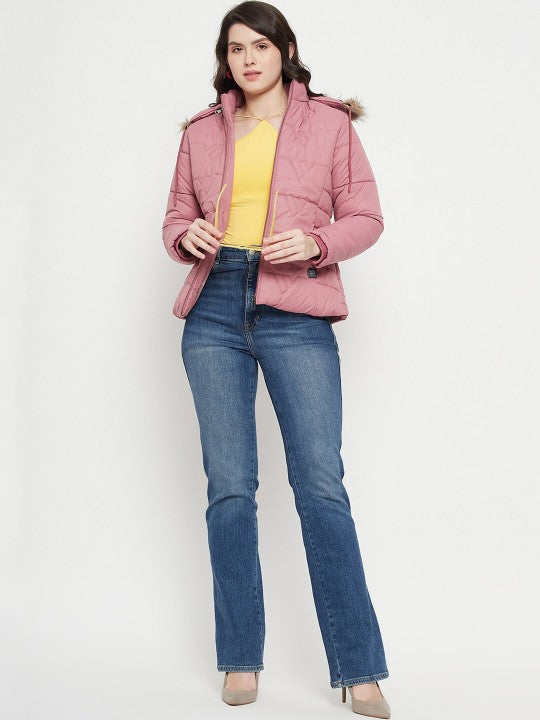 Hooded Insulator Anti Odour Faux Fur Trim Puffer Jacket