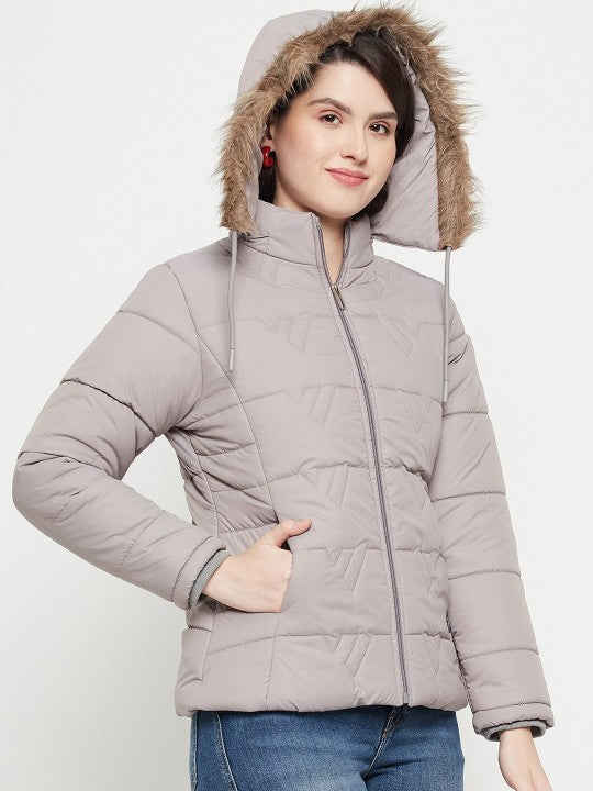 Hooded Insulator Anti Odour Faux Fur Trim Puffer Jacket