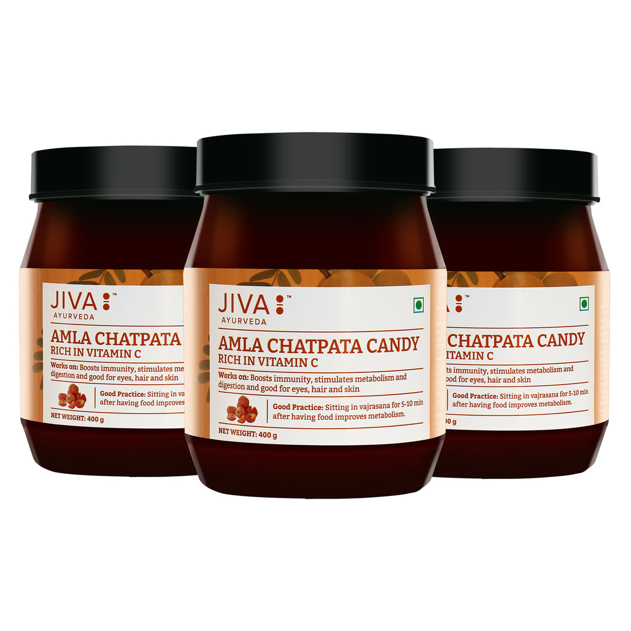 Jiva Ayurveda Chatpata Amla Candy