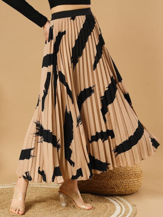 printed-pleated-a-line-maxi-skirts
