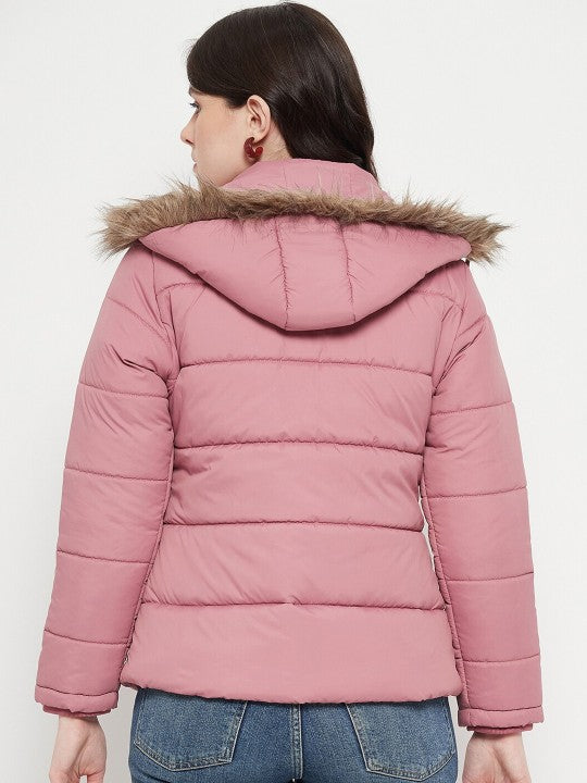 Hooded Insulator Anti Odour Faux Fur Trim Puffer Jacket