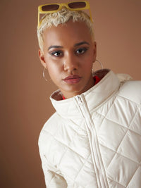 Thumbnail for beige-hooded-quilted-jacket