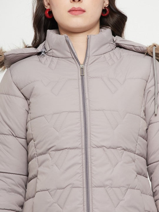 Hooded Insulator Anti Odour Faux Fur Trim Puffer Jacket