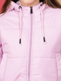 Thumbnail for Hooded Crop Padded Jacket