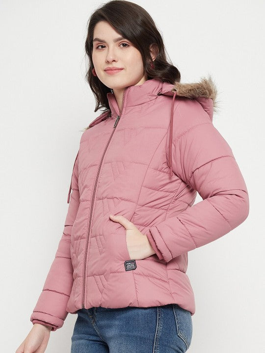 Hooded Insulator Anti Odour Faux Fur Trim Puffer Jacket