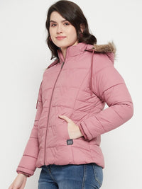 Thumbnail for Hooded Insulator Anti Odour Faux Fur Trim Puffer Jacket