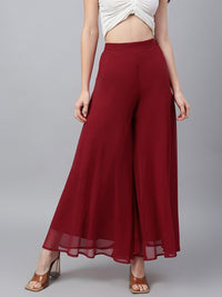 Thumbnail for Flared Georgette Ethnic Palazzos