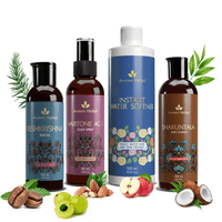 Thumbnail for avimee-herbal-anti-grey-hair-kit-with-shakuntala-hair-cleanser-&-instant-water-softener,-fights-grey-hair,-with-amla,-curry-leaf-and-henna-oi