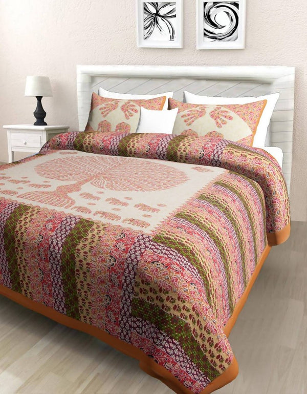 vamika-printed-cotton-orange-bedsheet-with-pillow-covers-(pm-treestripe-orange