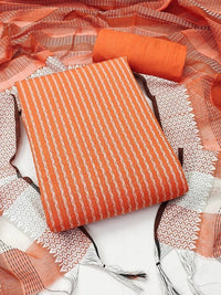 Thumbnail for striped-jacquard-unstitched-dress-material