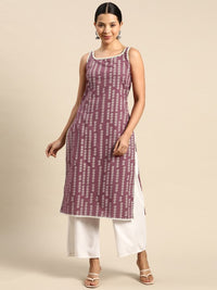 Thumbnail for Women Ethnic Motifs Printed Gotta Patti Kurta