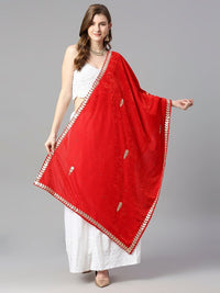 Thumbnail for velvet-dupatta-with-gotta-patti