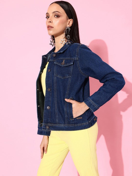 women-blue-solid-denim-jacket