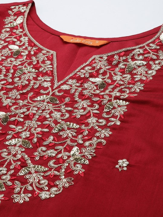 women-red-ethnic-motifs-embroidered-sequinned-liva-kurta-with-trousers-&-dupatta