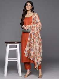 Thumbnail for Regular Kurta With Trousers & Dupatta