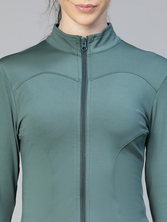 Women Lightweight Crop Training or Gym Sporty Jacket