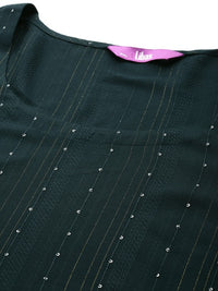 Thumbnail for Plus Size Embroidered Sequinned Kurta