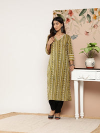 Thumbnail for Printed Pure Cotton Kurta