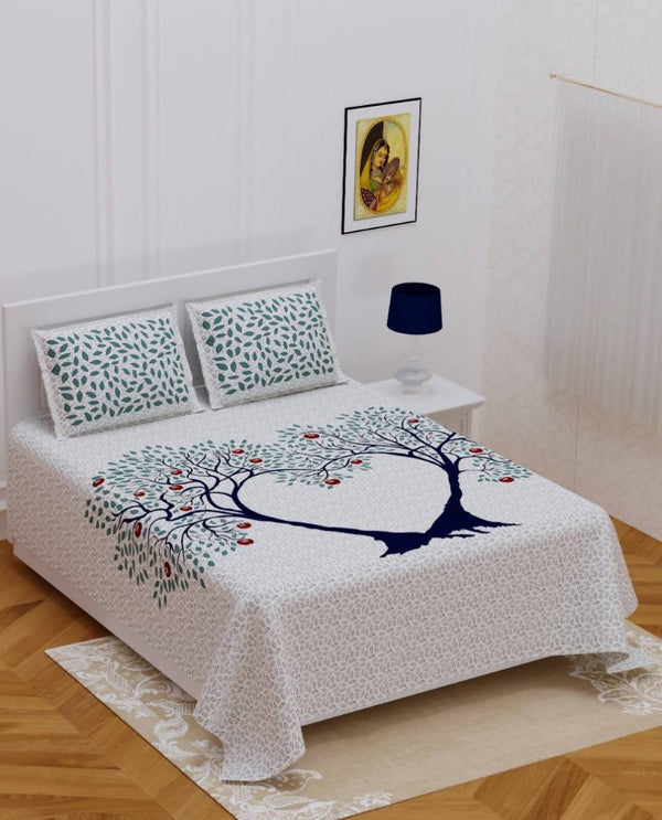 vamika-printed-beautiful-cotton-white-bedsheet-with-pillow-covers-(pm-2tree-grey