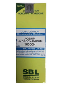 Thumbnail for sbl-homeopathy-acidum-hydrocyanicum-dilutio