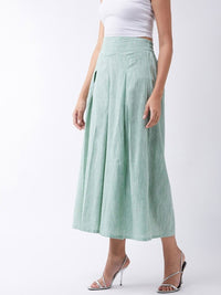 Thumbnail for women-cotton-flared-palazzos