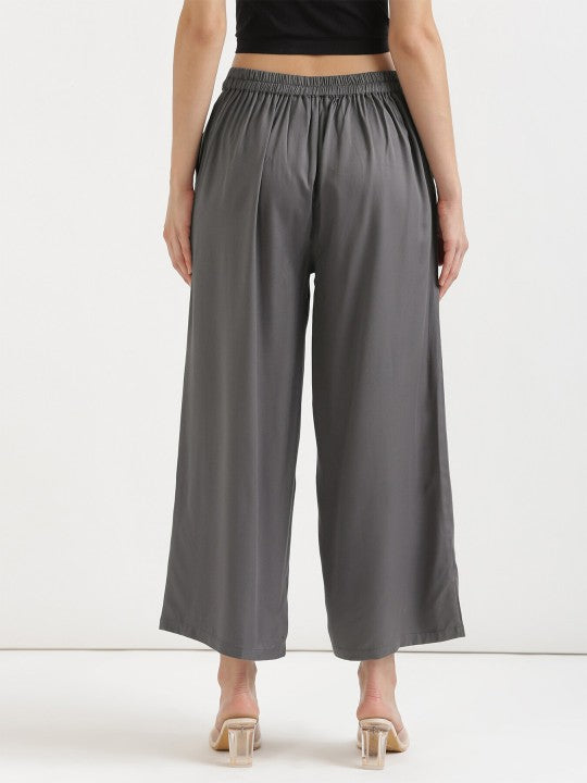 Wide Leg Mid Rise Palazzos