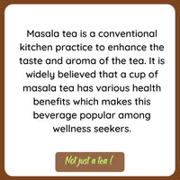 Thumbnail for Satvi Wellness Masala Chai | Masala tea | Black tea with spices and herbs | Karak tea