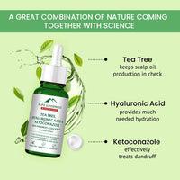 Thumbnail for Alps Goodness Tea Tree, Hyaluronic Acid & Ketoconazole Anti Dandruff Scalp Serum