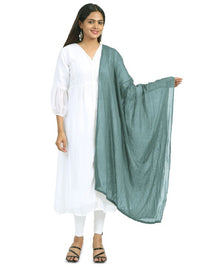 Thumbnail for Women Cotton PomPom Border Dupatta