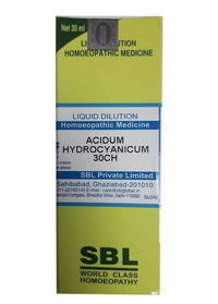 Thumbnail for sbl-homeopathy-acidum-hydrocyanicum-dilutio