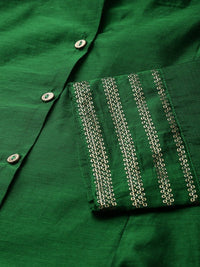 Thumbnail for women-green-solid-anarkali-kurta