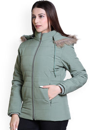 Thumbnail for lightweight-faux-fur-trim-hooded-parka-jacket