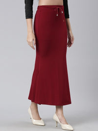 Thumbnail for Side Slit High-Rise Stretchable Viscose Saree Skirt