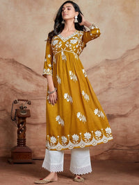 Thumbnail for Women Chikankari Embroidery Kurta