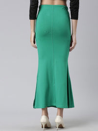Thumbnail for Side Slit High-Rise Stretchable Viscose Saree Skirt