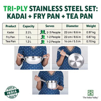 Thumbnail for Milk pan, Premium Quality, 3 Layer Thick Body, 100% Toxin