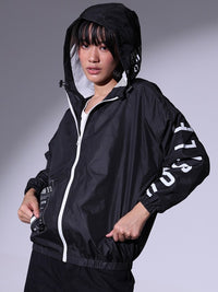 Thumbnail for typography-printed-windcheater-bomber-jacket