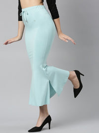 Thumbnail for Side Slit High-Rise Stretchable Viscose Saree Skirt