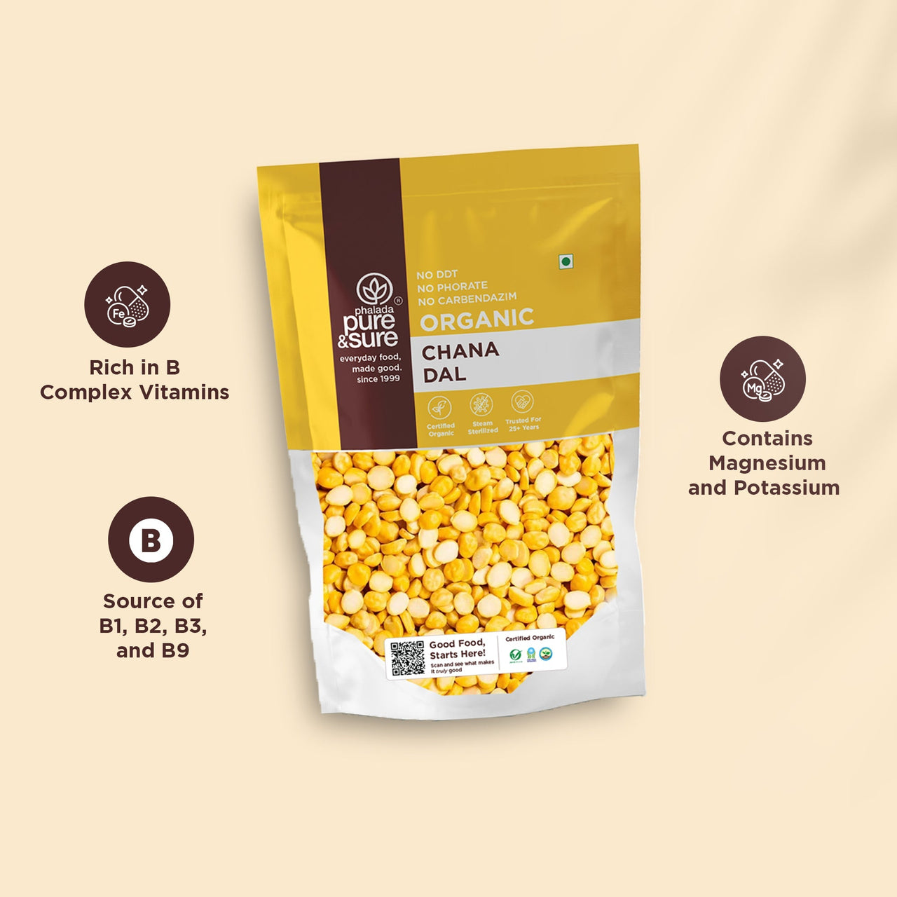 Pure & Sure Organic Chana Dal