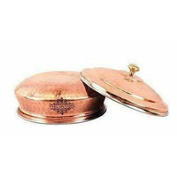 Thumbnail for Steel Copper Handi Bowl With Lid